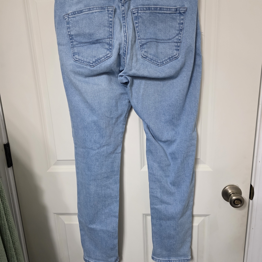 Hollister Men's Sky Blue Slim Jeans - Picture 3 of 4